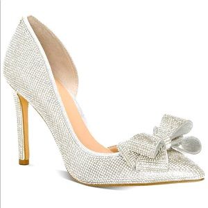 INC Women’s High Heel Shoes Silver Grey 8.5